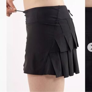 Lulu Pace Setter Black Tennis Golf Skirt